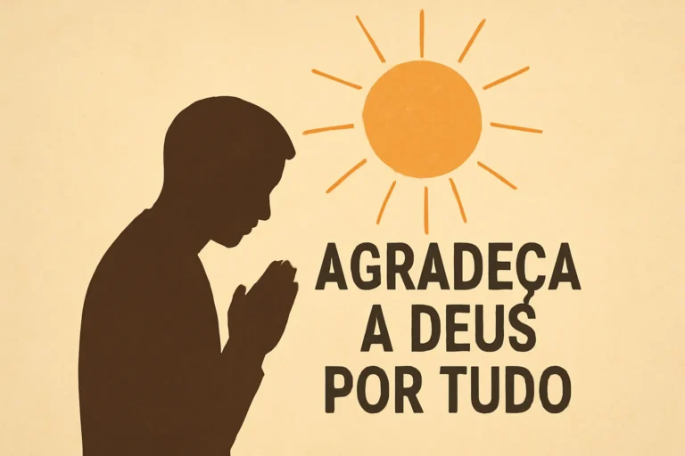 agradeça a deus por tudo