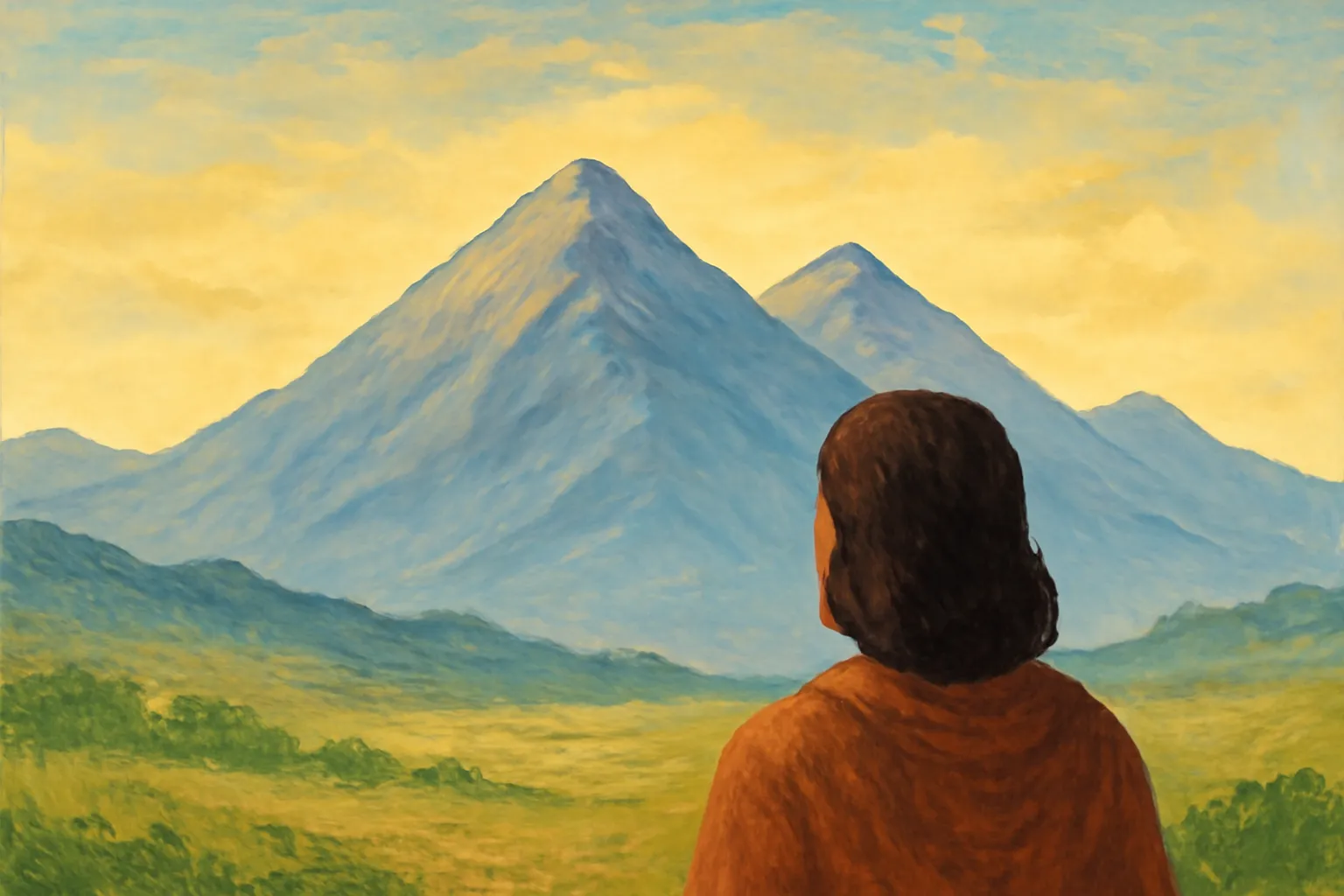 elevo meus olhos para os montes versículo