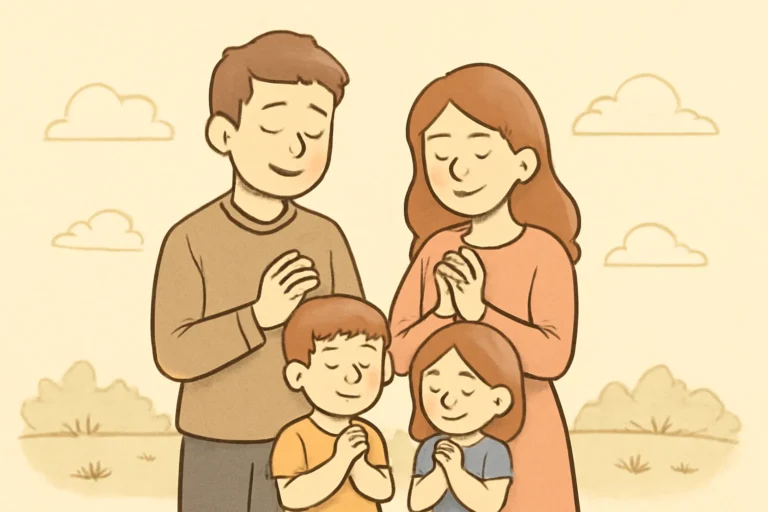 esboço eu e minha família serviremos ao senhor