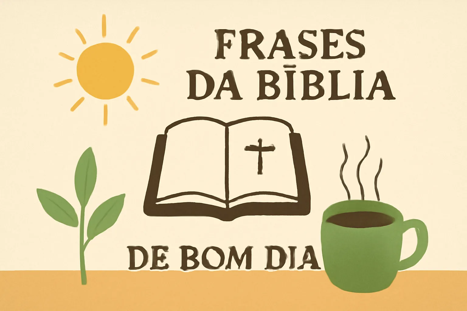 frases da bíblia de bom dia