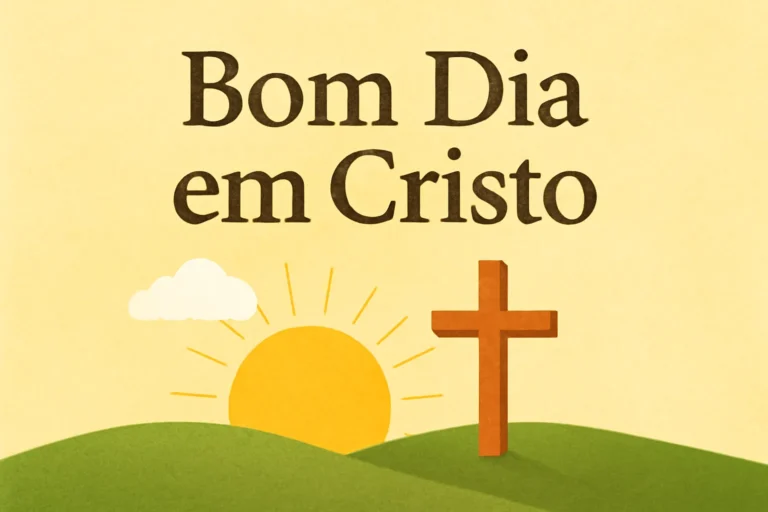 frases de bom dia em cristo