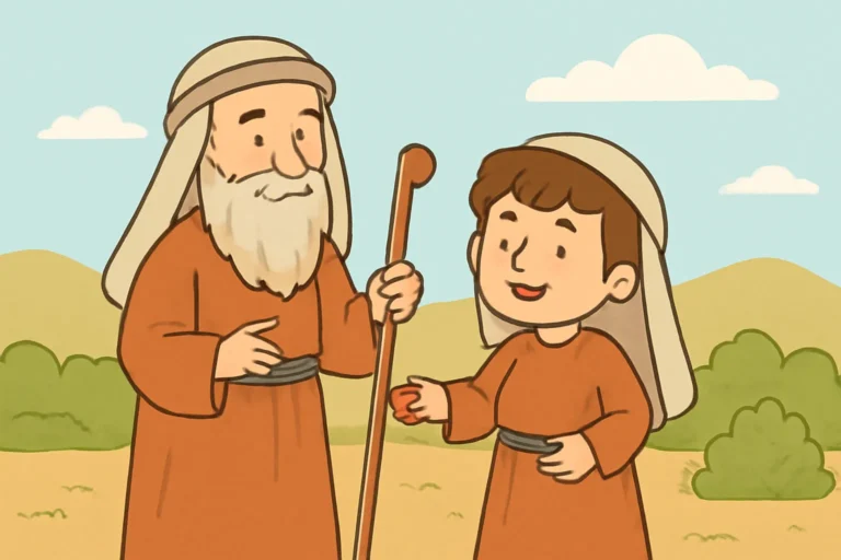 história de abraão infantil
