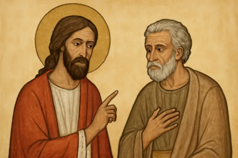 jesus pergunta a pedro tu me amas
