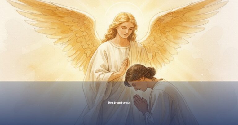 Dominações: Coro Angelical que Regula os Anjos Inferiores e Representa o Senhorio de Deus