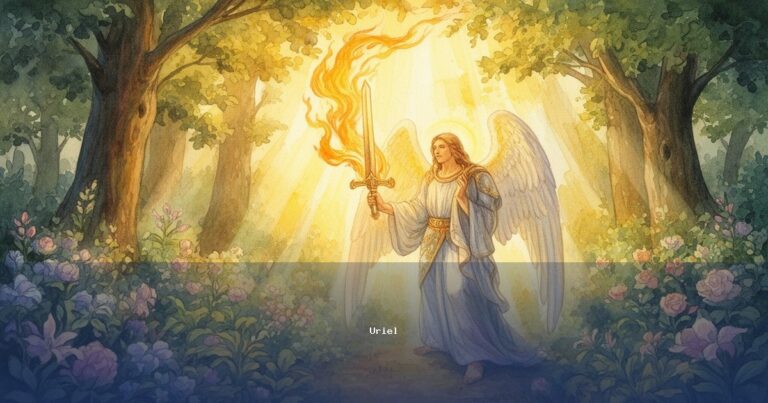 Uriel: o anjo da luz, fogo e guardião do inframundo na tradição cristã